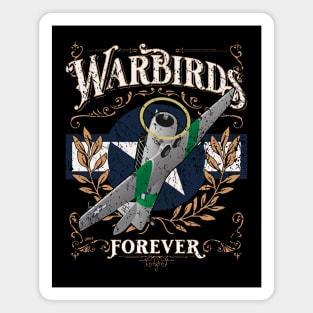 Vintage Warbirds Forever Classic WWII Aviation Nostalgia Magnet